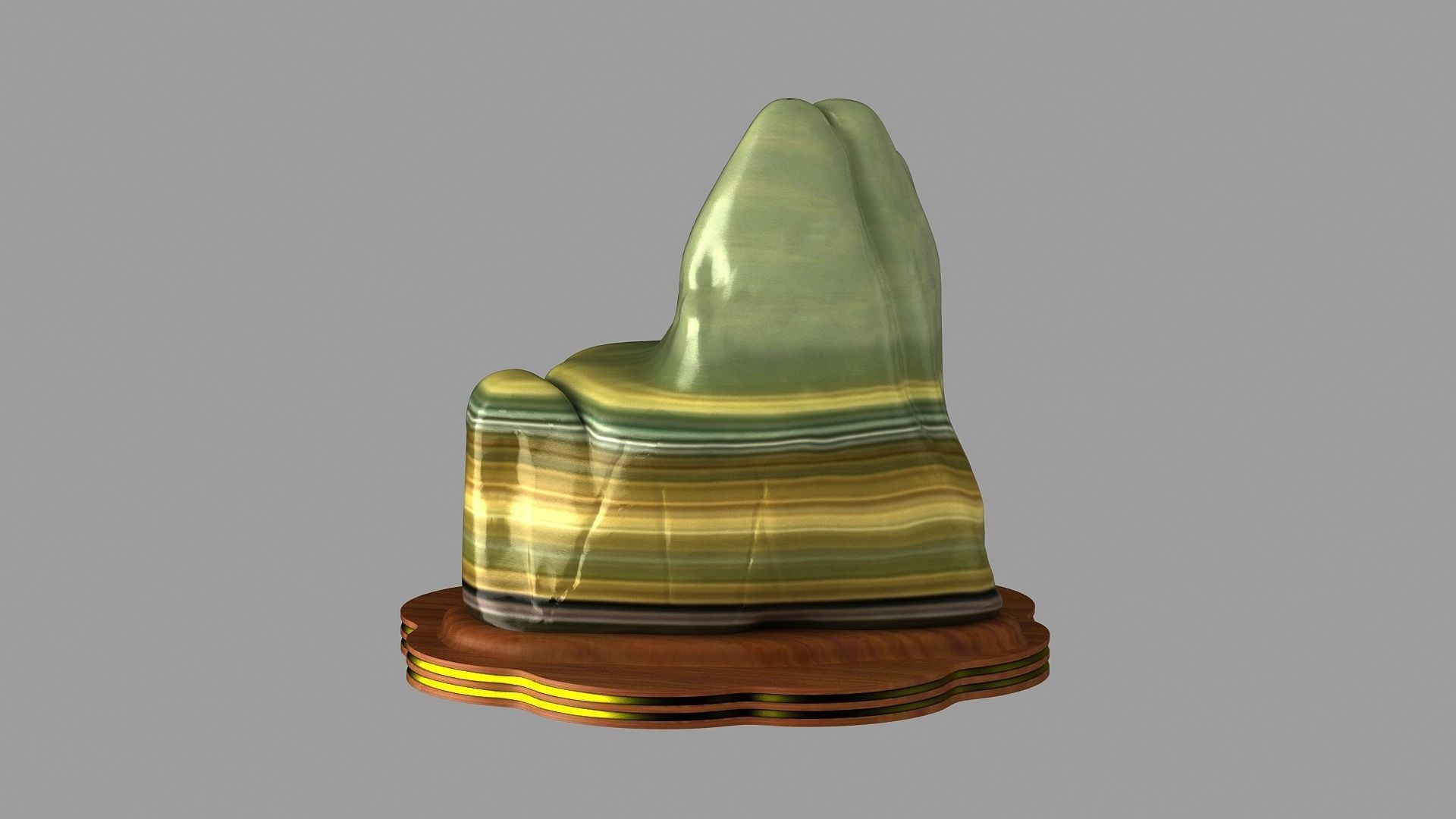 nature quartz rock rocks stone cliff  energystone ruby 3D model_2