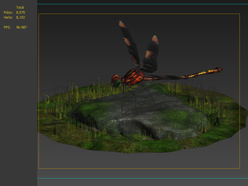 Dragonflies ants beneficial insects realistic arthropod insects 3D model_4