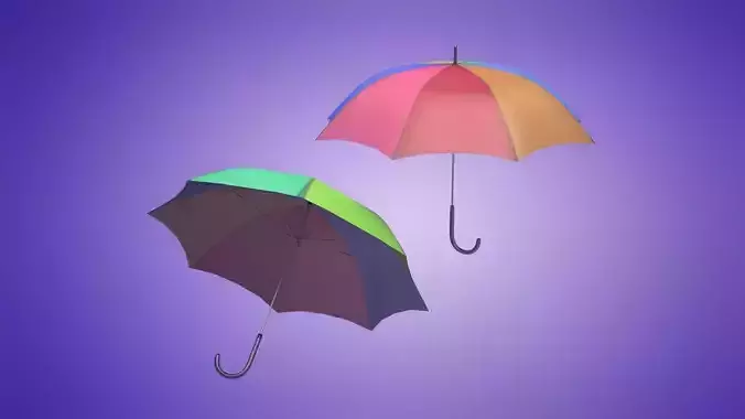 umbrella open parasol rainy weather classic fashion wood sun