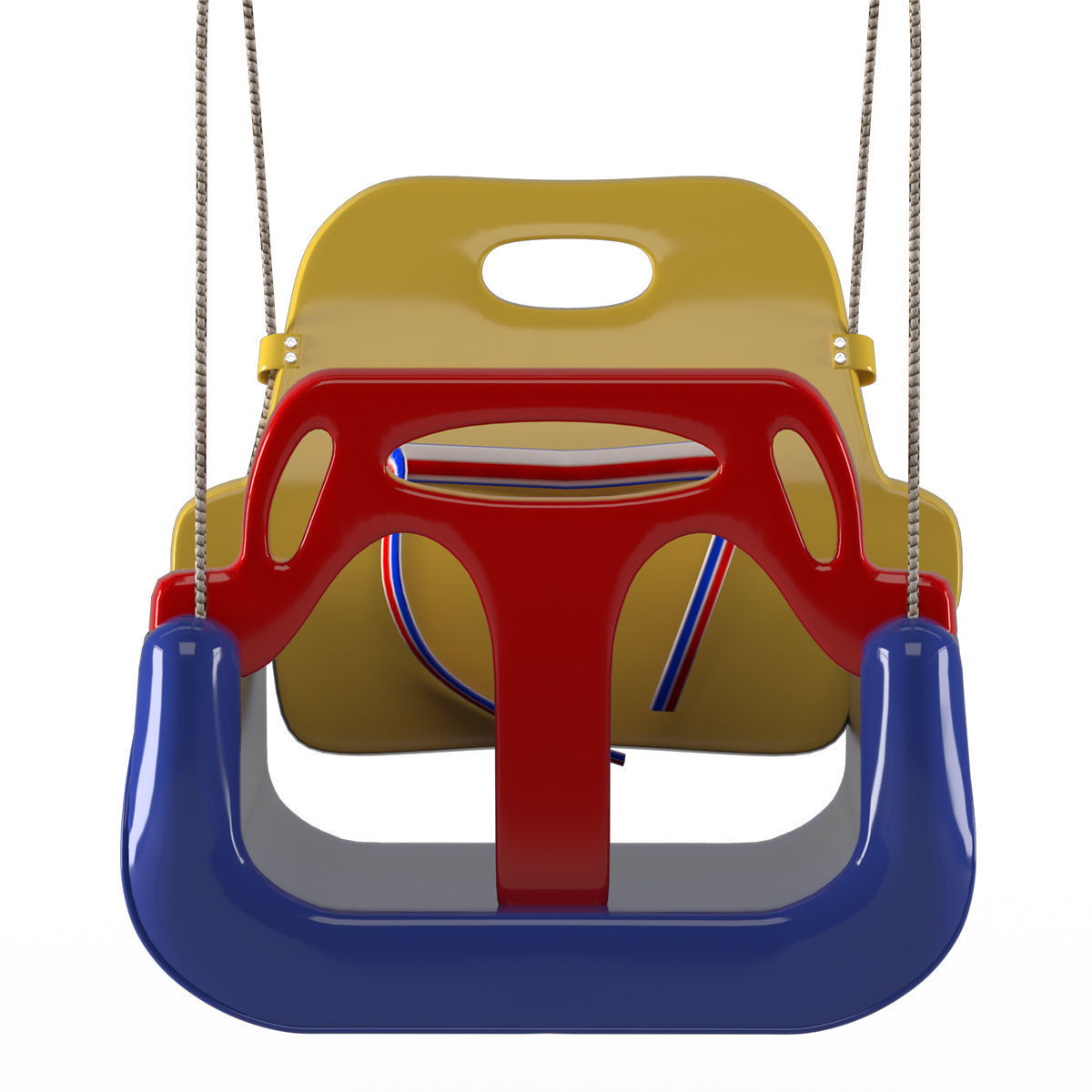 toddler foldable swing 3D model_2