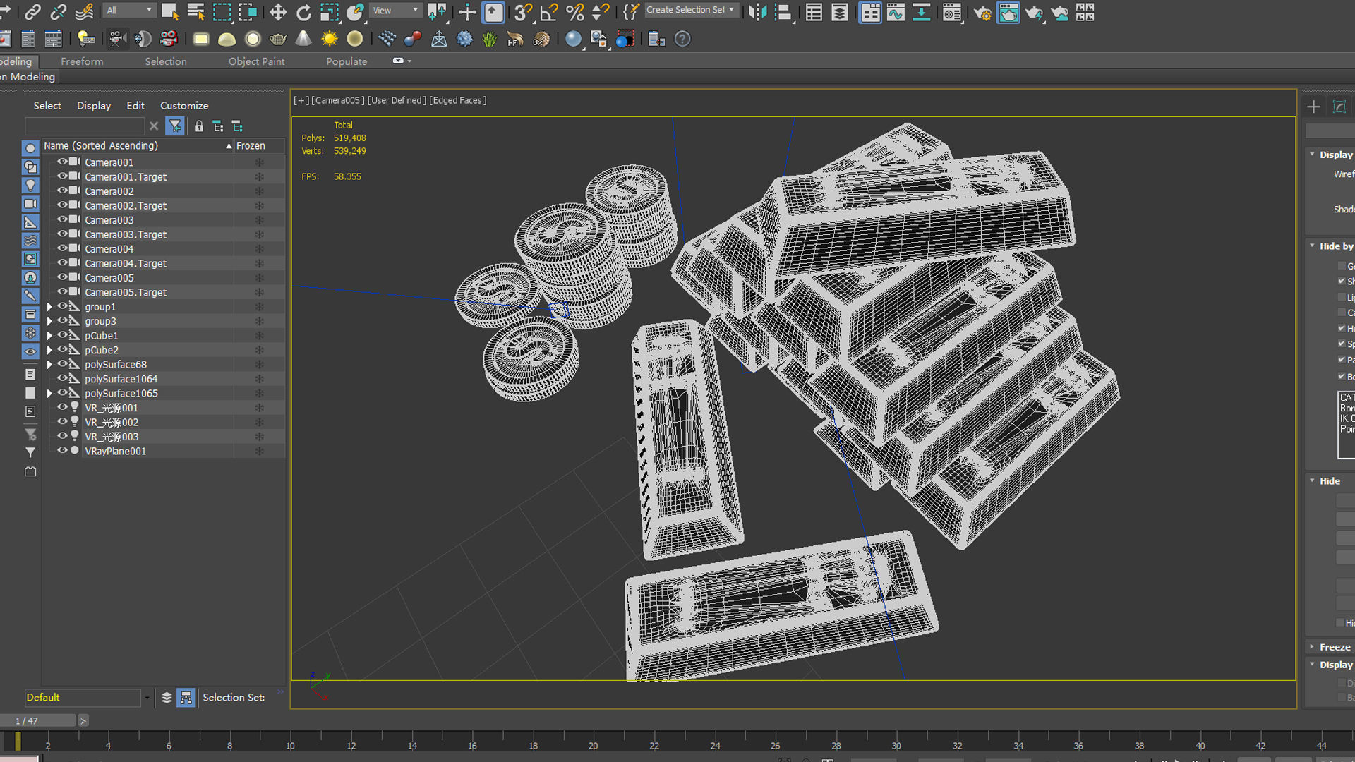 goldbar metal precious value casino scanned 3D model_5