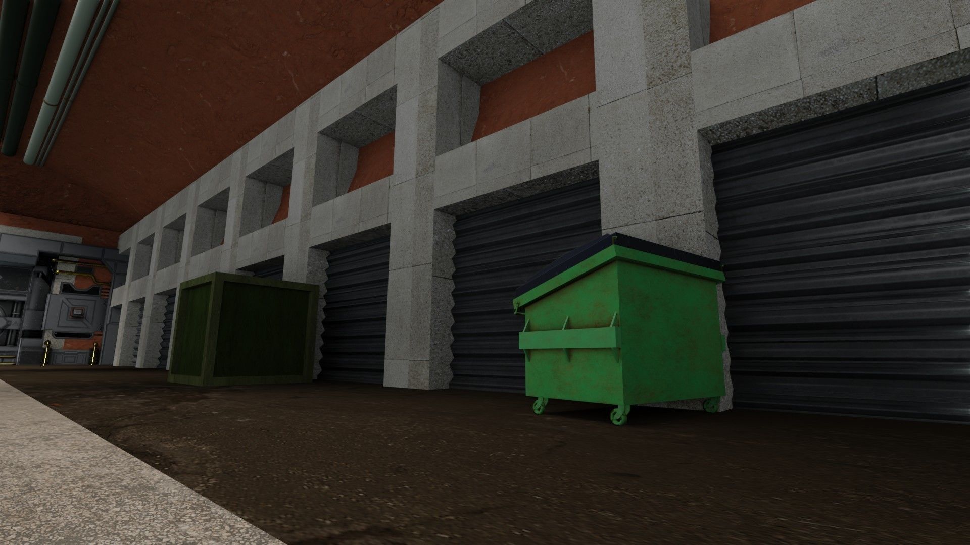 skibidi toilet 68 Lokation Low-poly 3D model_4