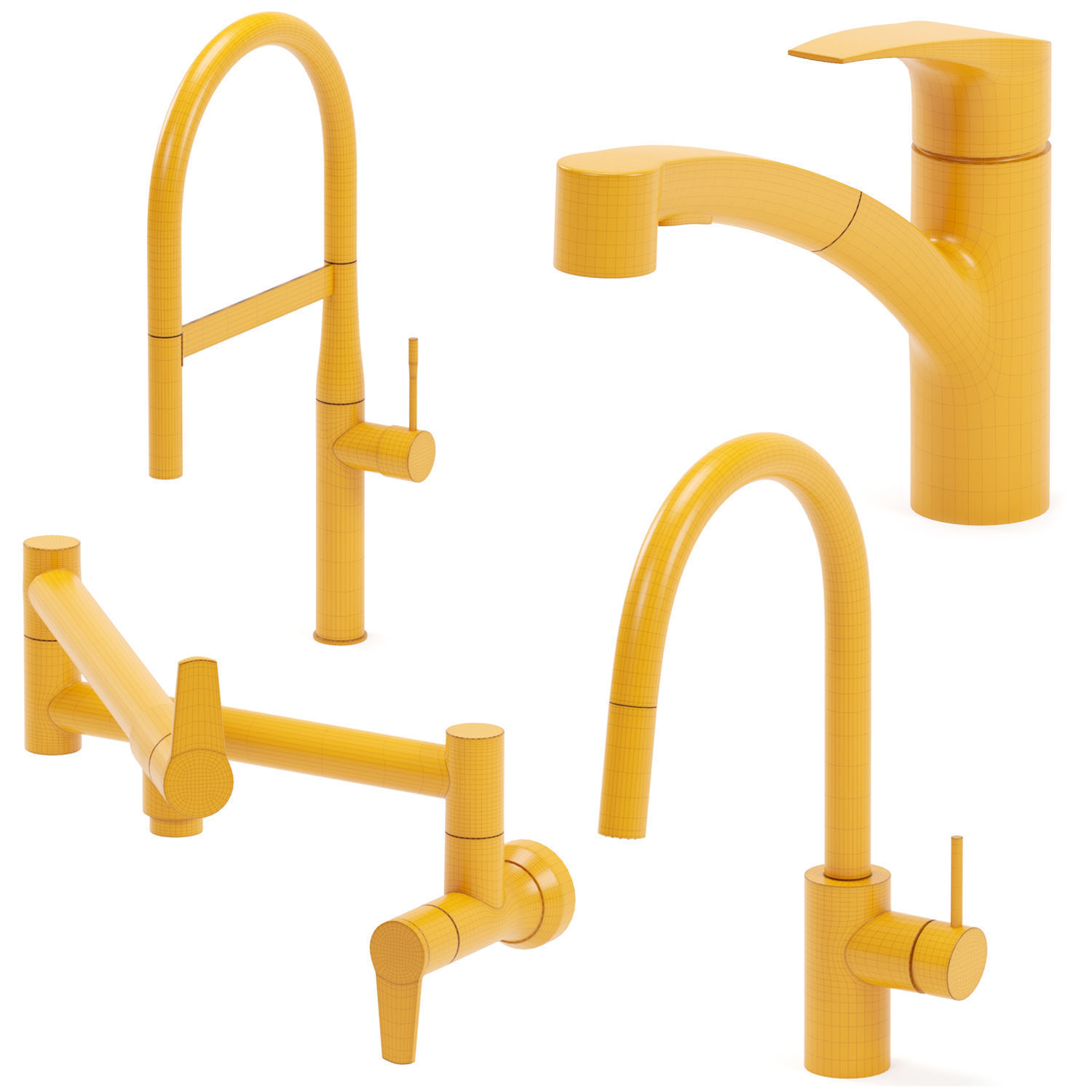 GROHE kitchen faucet collection 01 3D model_5