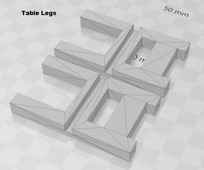 GI JOE Classified One 12 Workbench Stools Printable Diorama Prop 3D print model_9