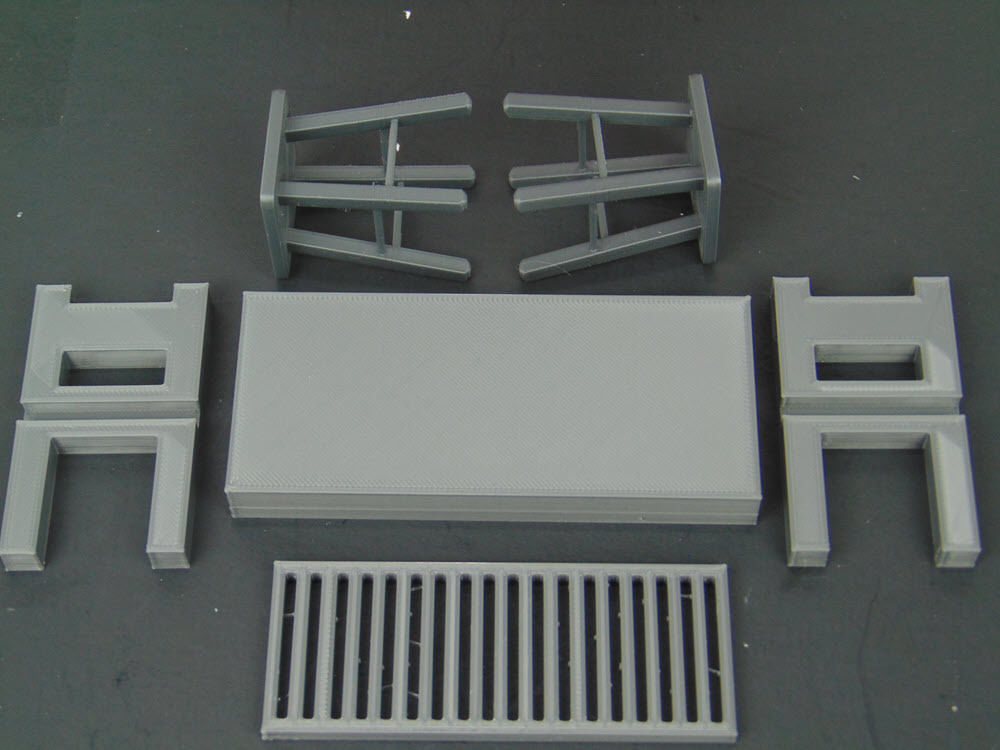 GI JOE Classified One 12 Workbench Stools Printable Diorama Prop 3D print model_5