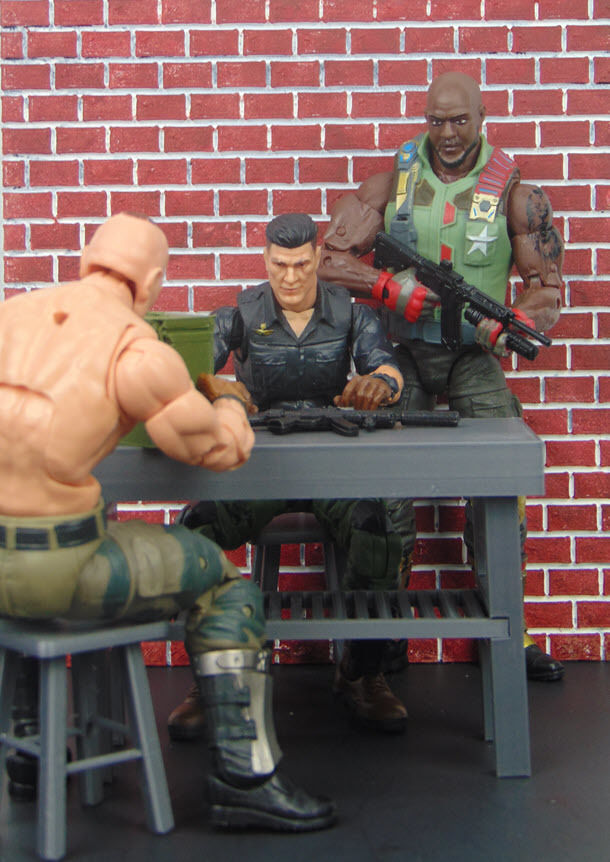 GI JOE Classified One 12 Workbench Stools Printable Diorama Prop 3D print model_3