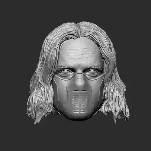 Winter Soldier - Captain America head