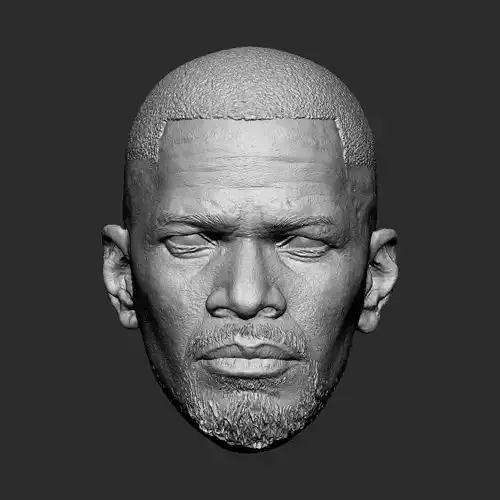 Jamie Foxx head 3D print model