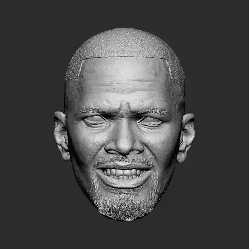 Jamie Foxx v2 head  3D print model