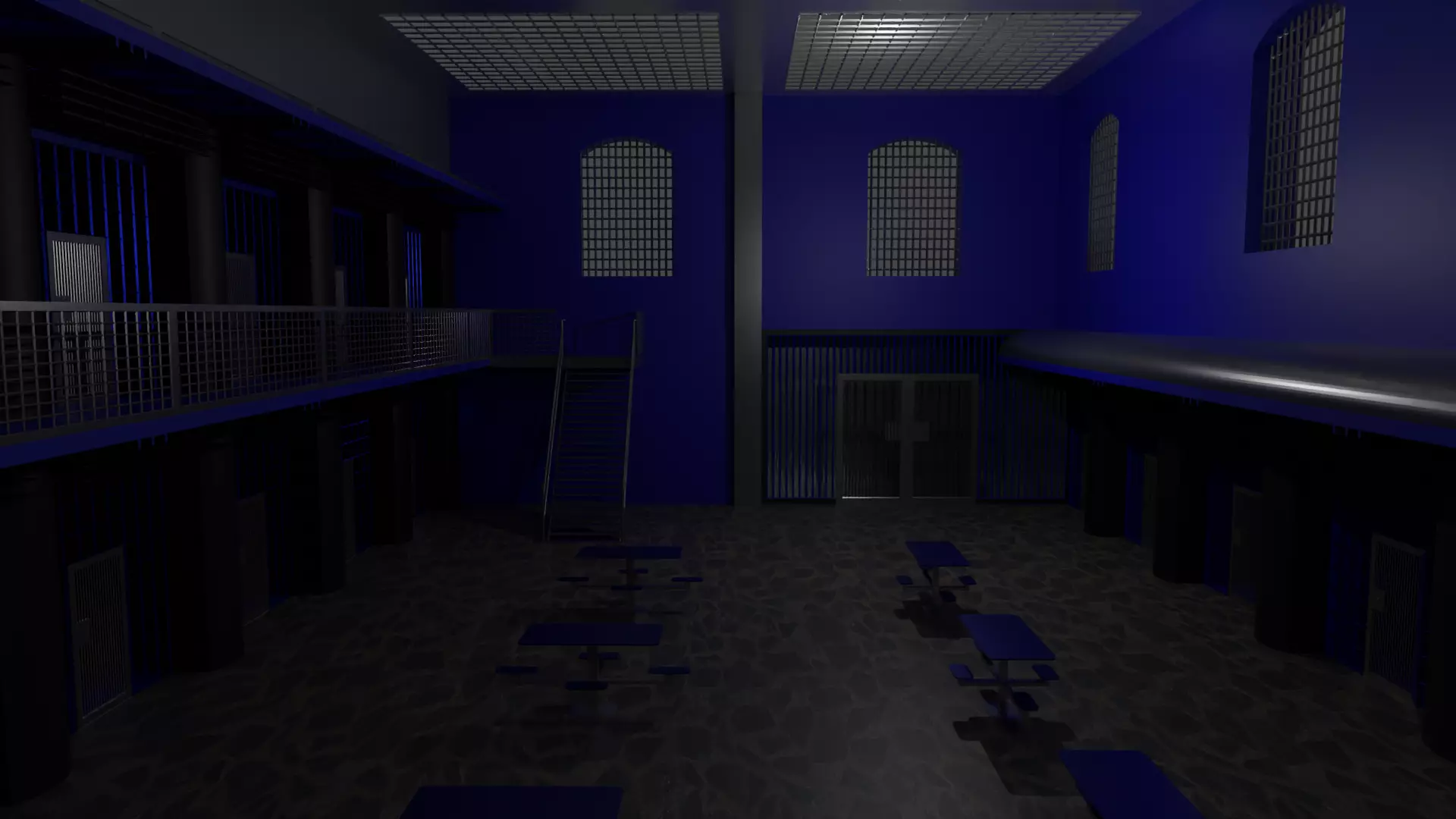 Prison Interior 3D model_0