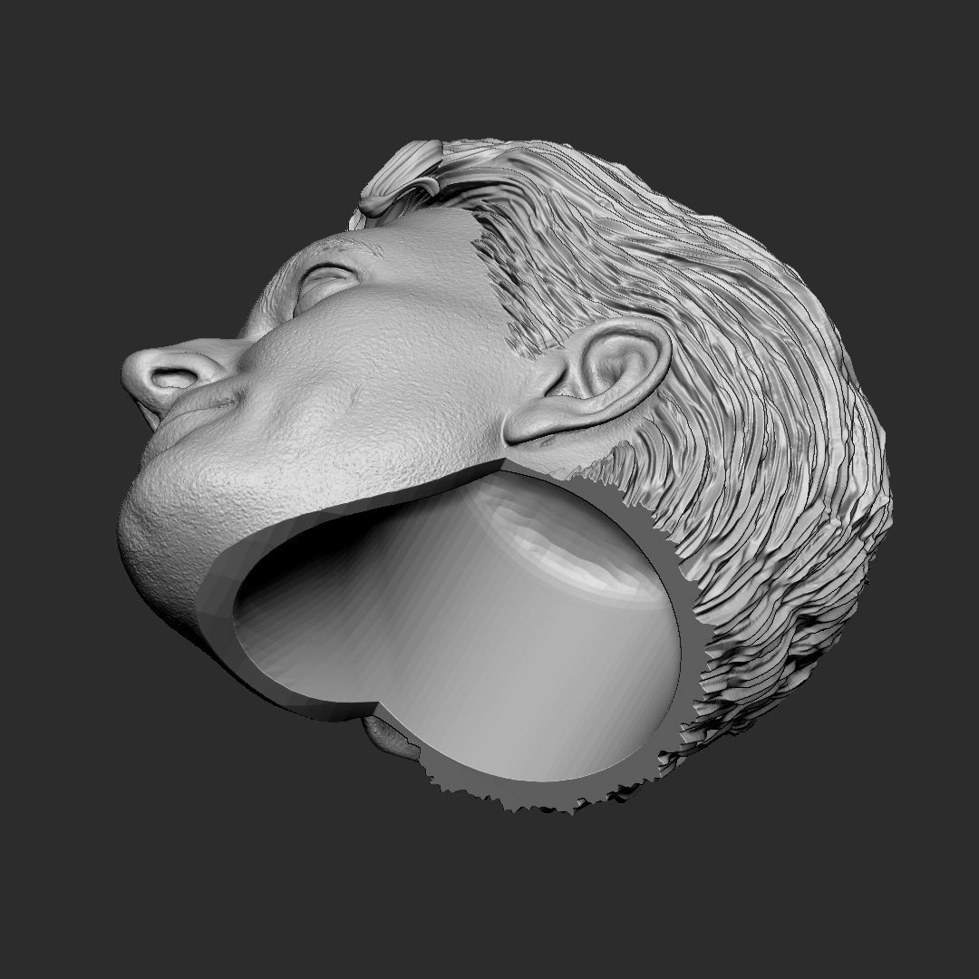 Superman Kingdom Come - Brandon Routh head 3D print model_5