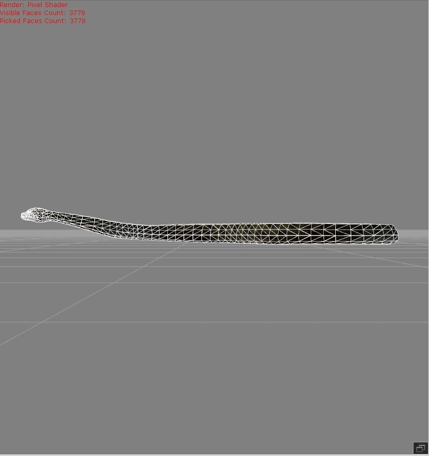 Anaconda v1234 animal Low-poly 3D model_6