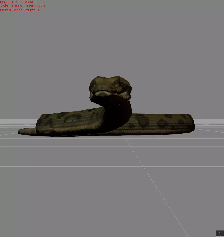 Anaconda v1234 animal Low-poly 3D model_0