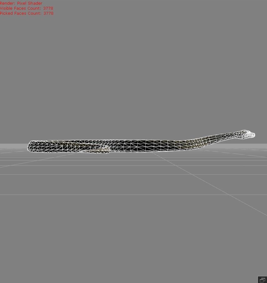 Anaconda v1234 animal Low-poly 3D model_5