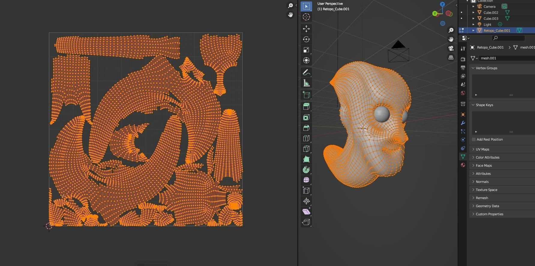 Character head 2 Free low-poly 3D model_9