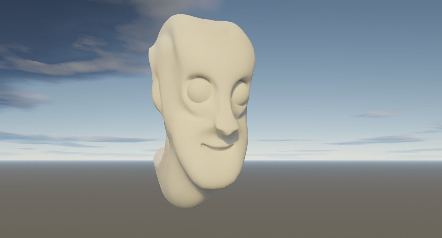 Character head 2 Free low-poly 3D model_1