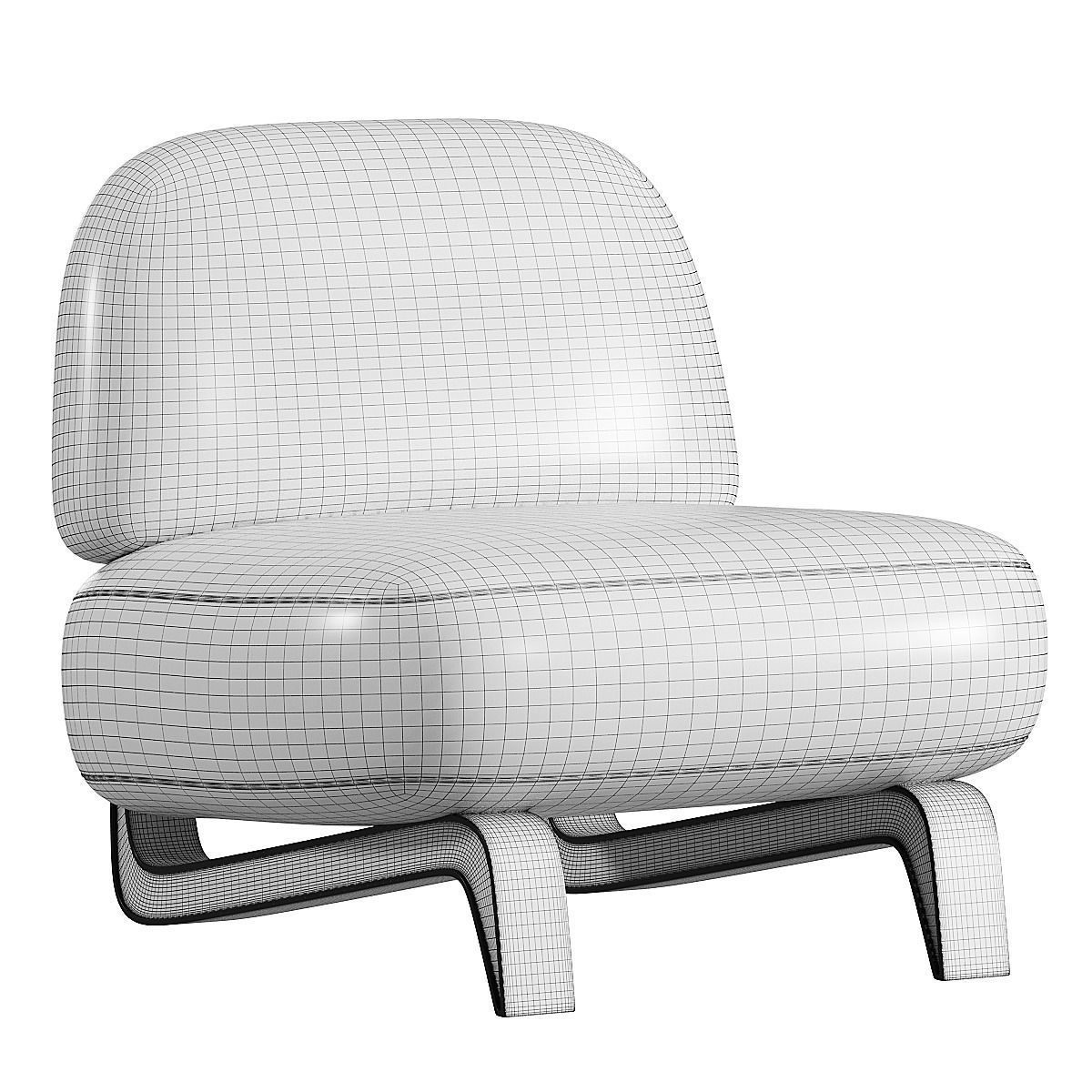  VAO Easy chair 3D model_3