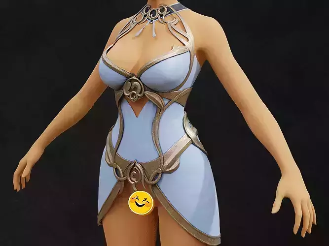 Angel Breast Armor Light female asset