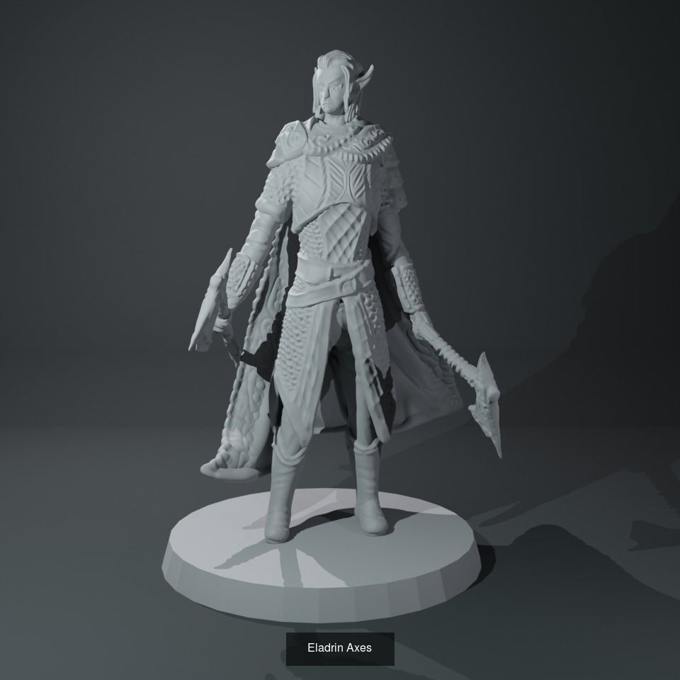 Eladrin 3D Model Collection_2