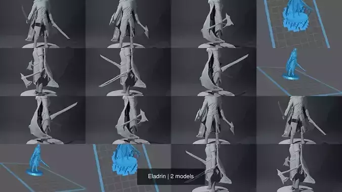 Eladrin 3D Model Collection