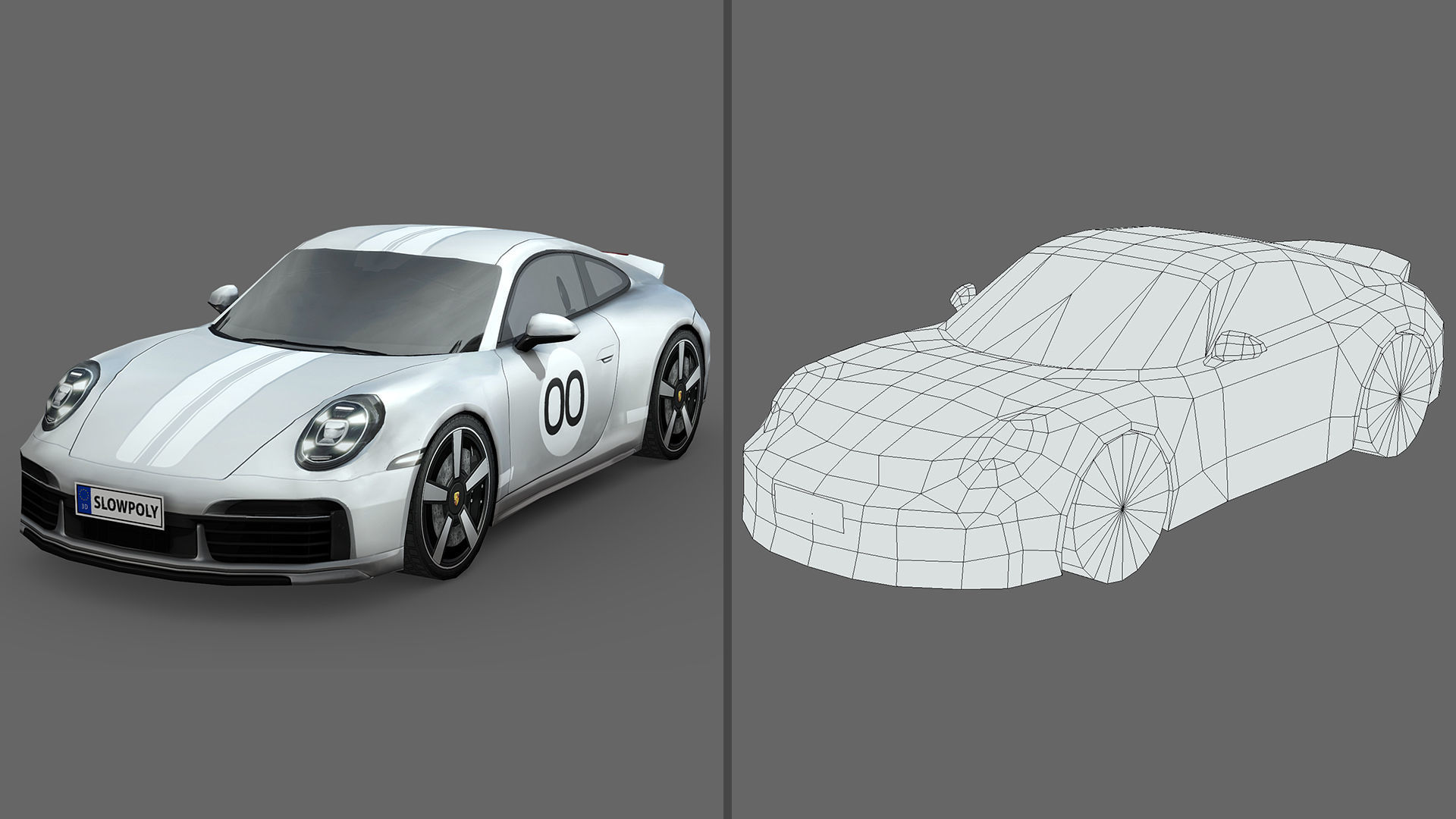 Low-Poly Car Pack 011 - Dynamic Drivers 3D Model Collection_7