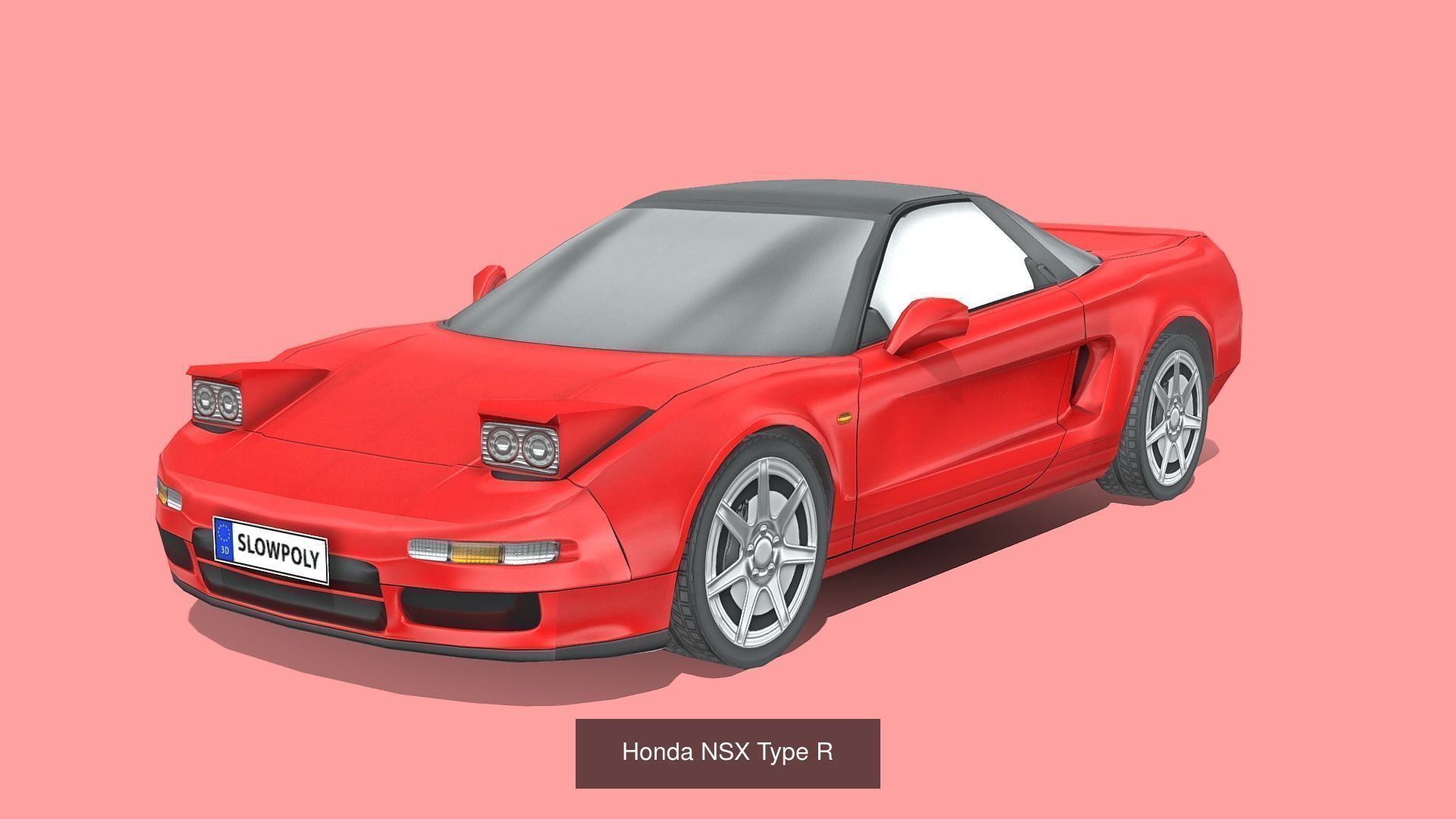 Low-Poly Car Pack 011 - Dynamic Drivers 3D Model Collection_10