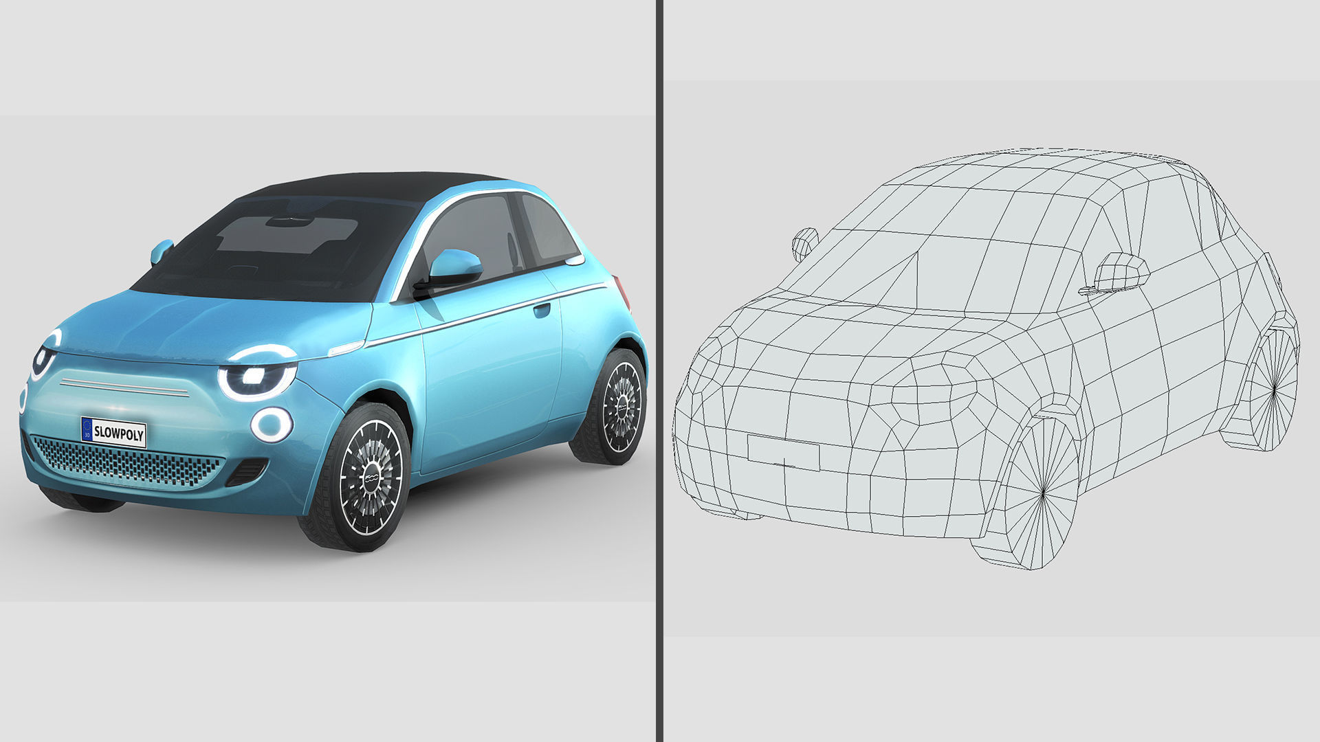 Low-Poly Car Pack 012 - Futuristic Fleet 3D Model Collection_4