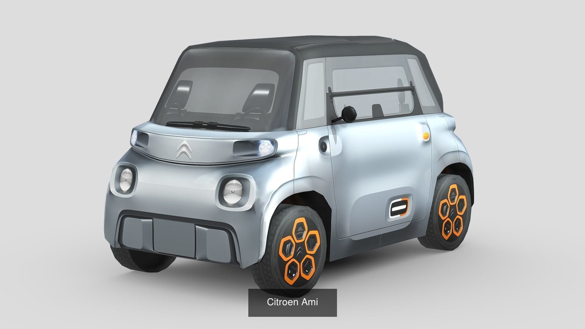 Low-Poly Car Pack 012 - Futuristic Fleet 3D Model Collection_9