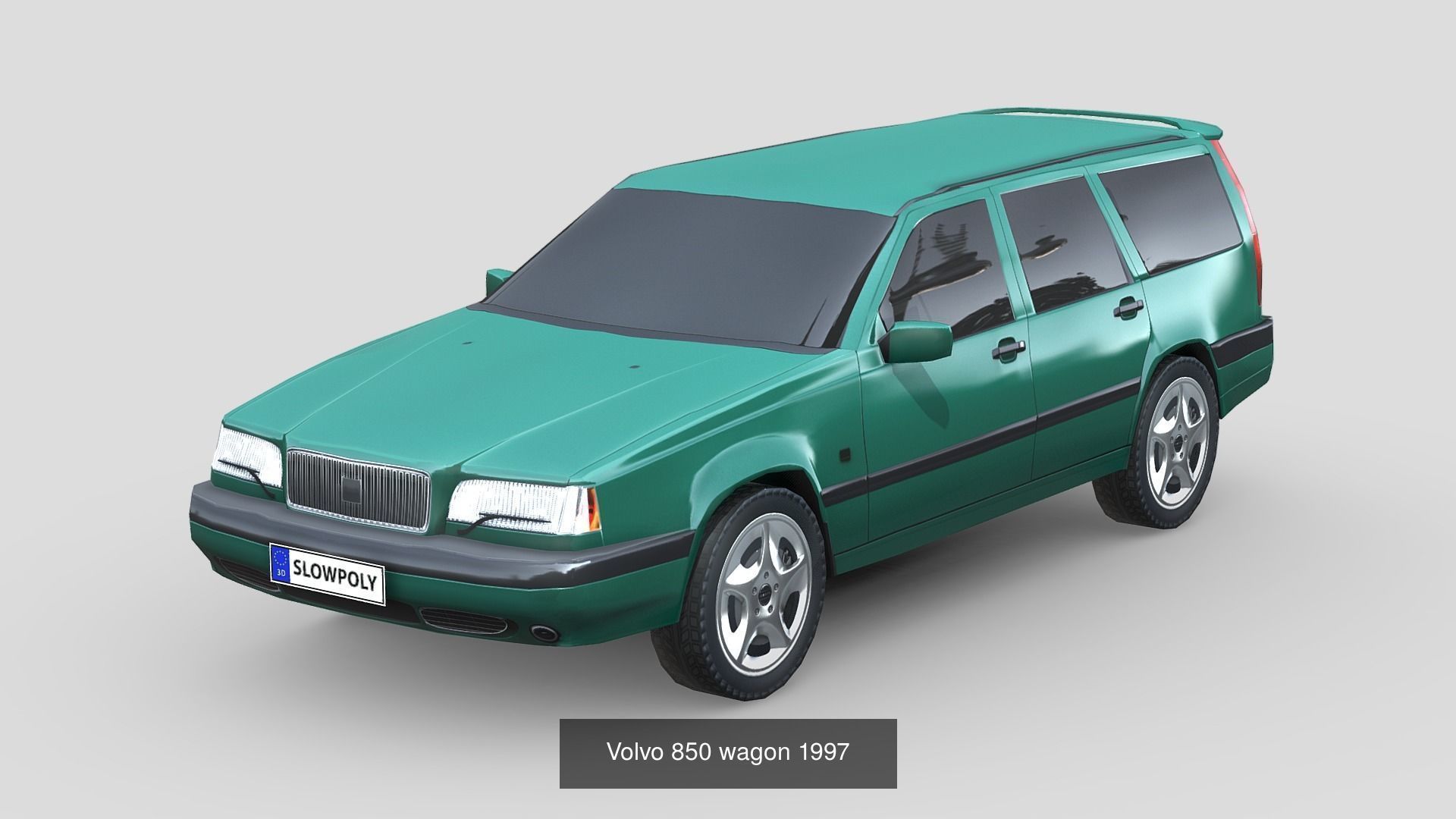 Low-Poly Car Pack 014 - Elegant Estates 3D Model Collection_14