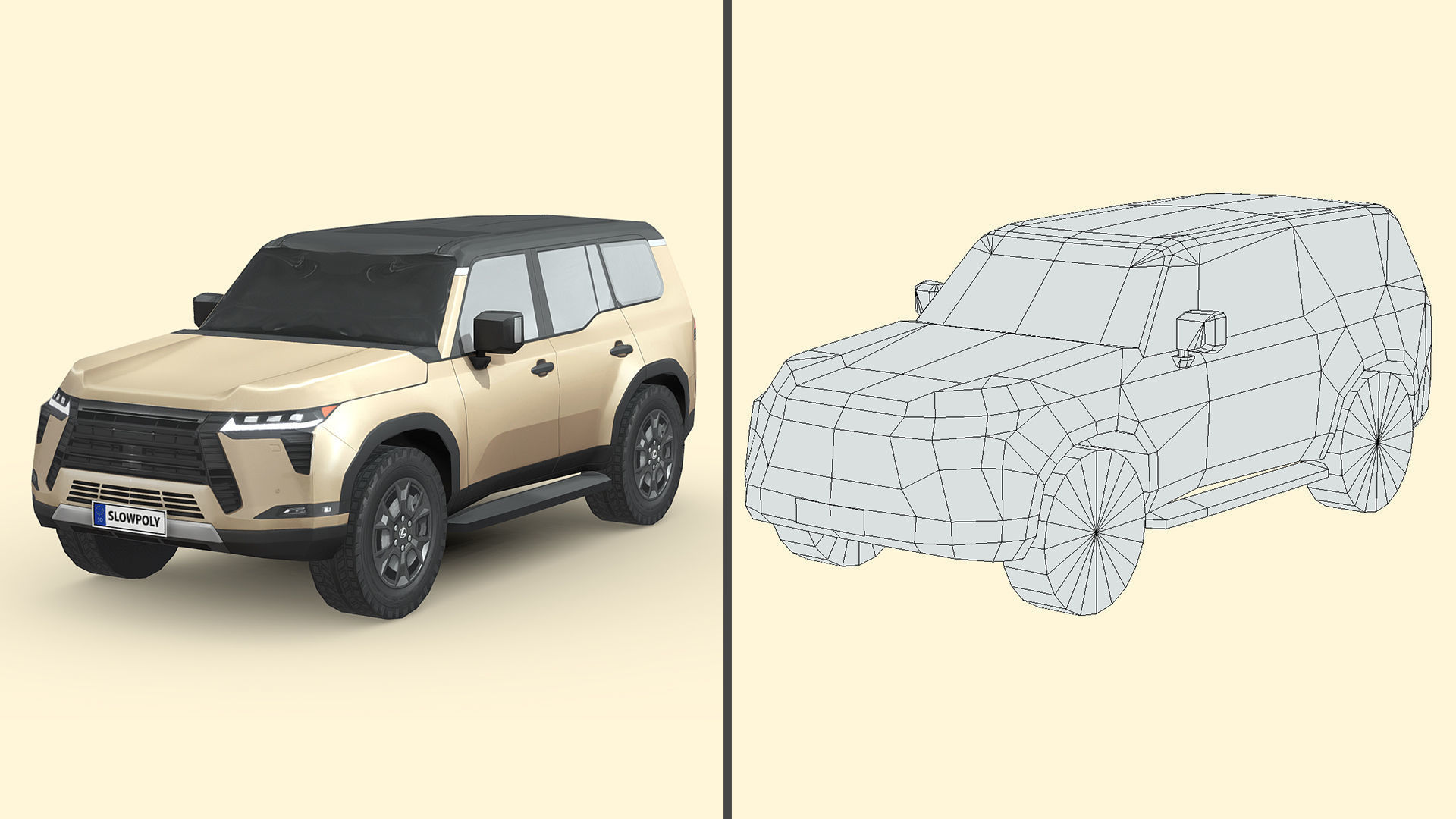 Low-Poly Car Pack 014 - Elegant Estates 3D Model Collection_4