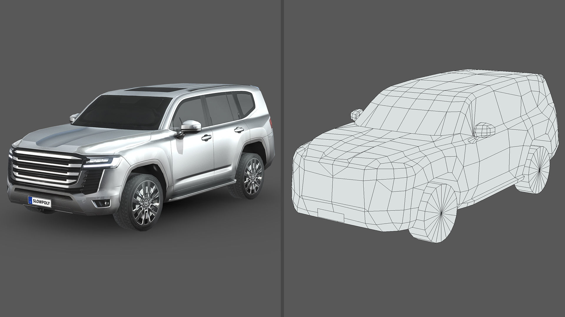 Low-Poly Car Pack 014 - Elegant Estates 3D Model Collection_6