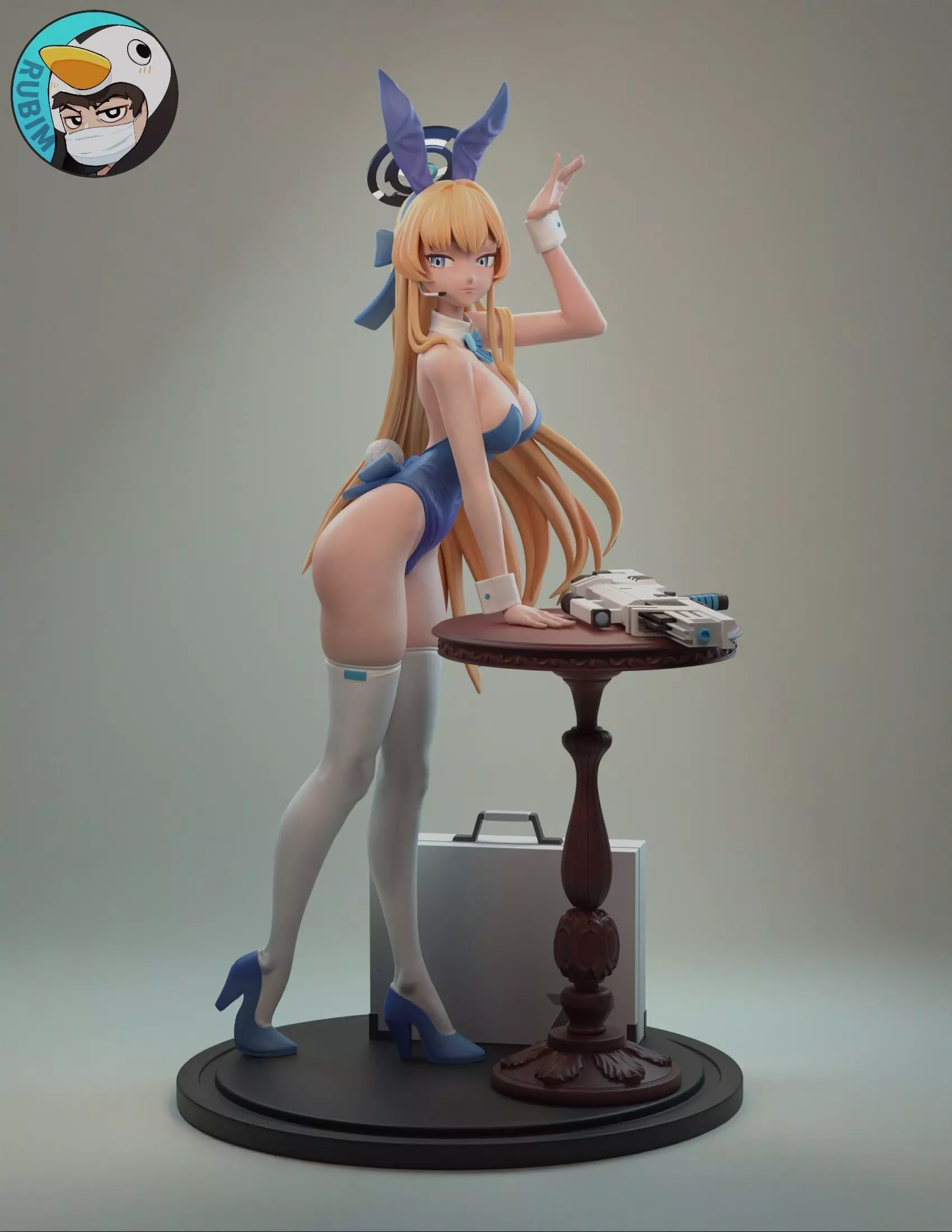 Blue Archive Tokki Bunny 3D print model_0