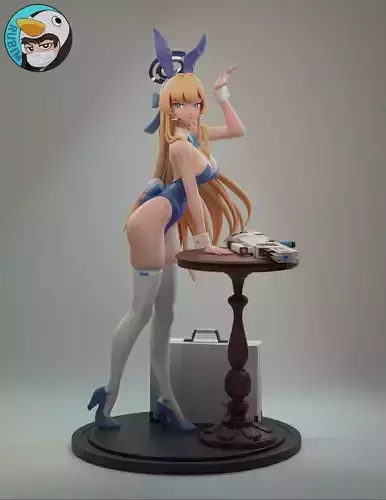 Blue Archive Tokki Bunny 3D print model