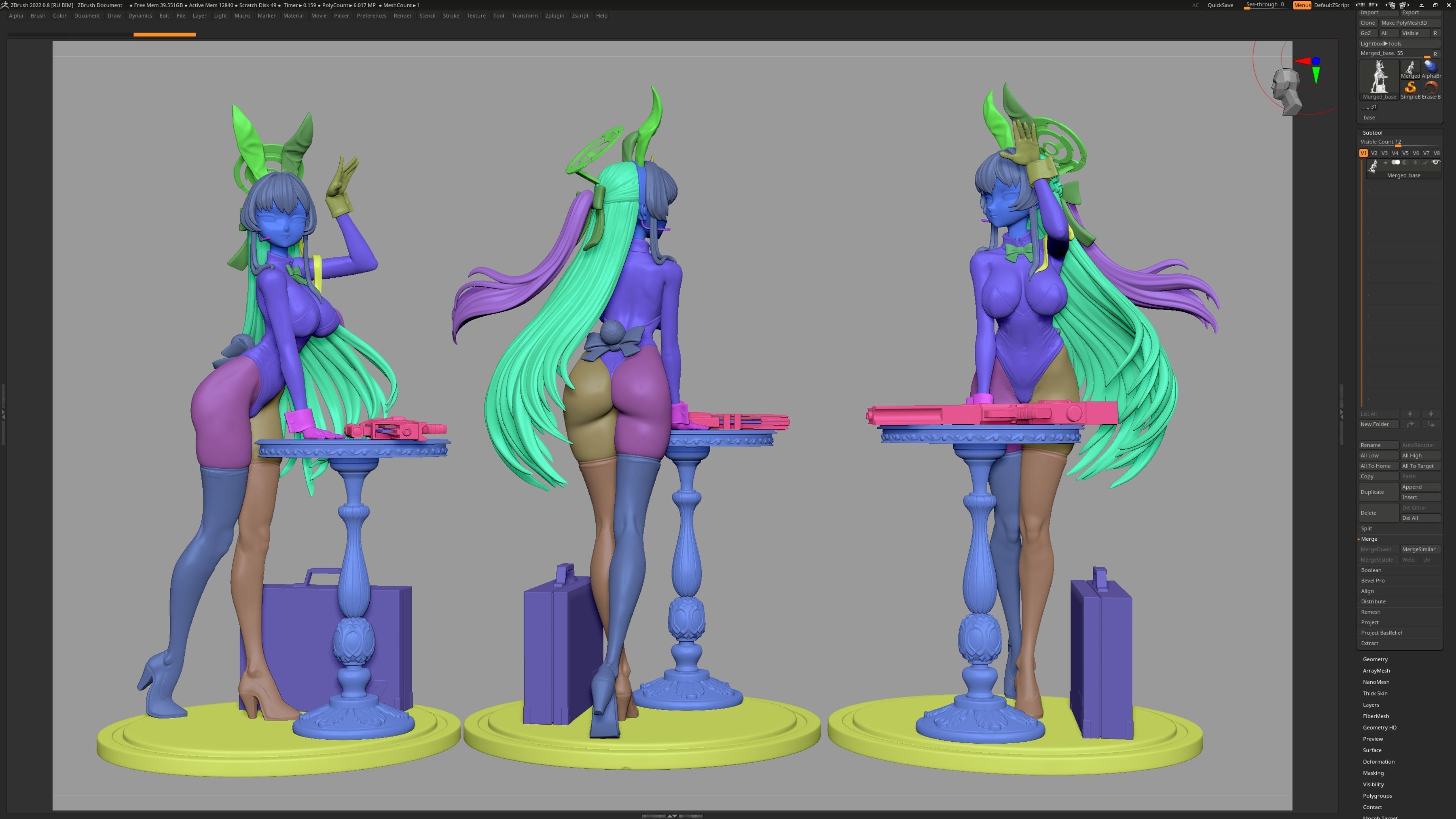 Blue Archive Tokki Bunny 3D print model_7