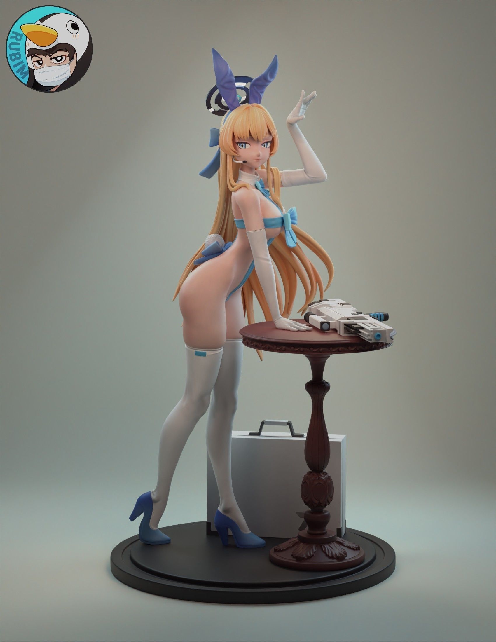Blue Archive Tokki Bunny 3D print model_4
