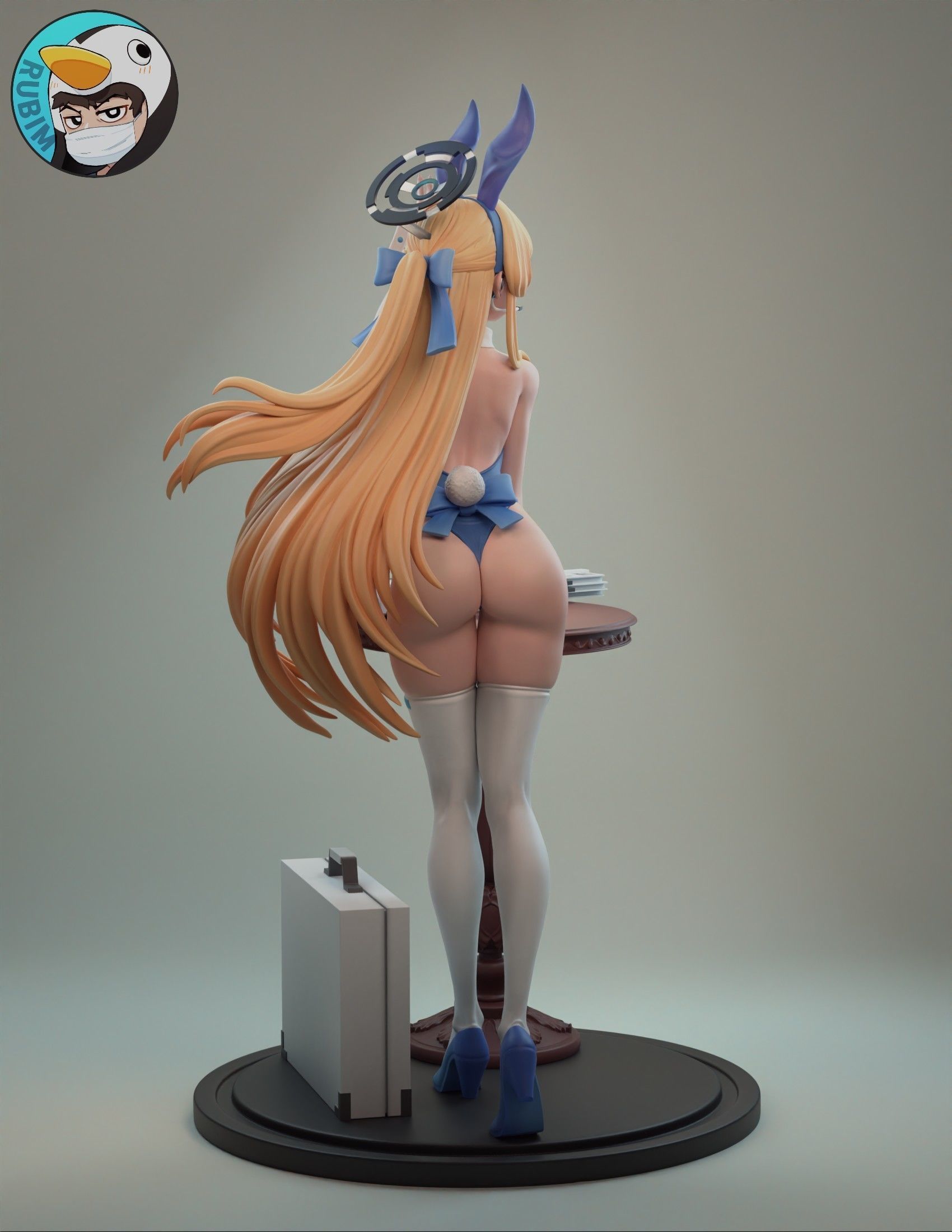 Blue Archive Tokki Bunny 3D print model_1