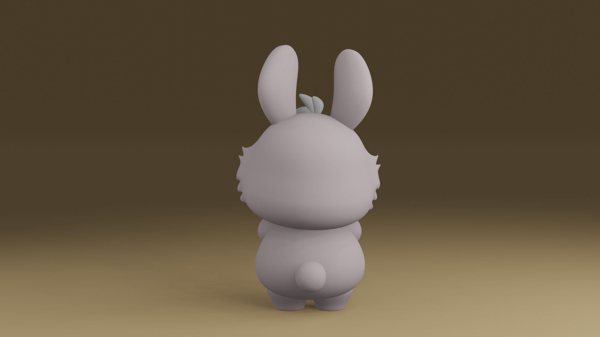 rabbit 3D print model_10