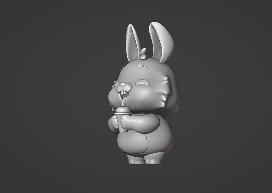 rabbit 3D print model_5