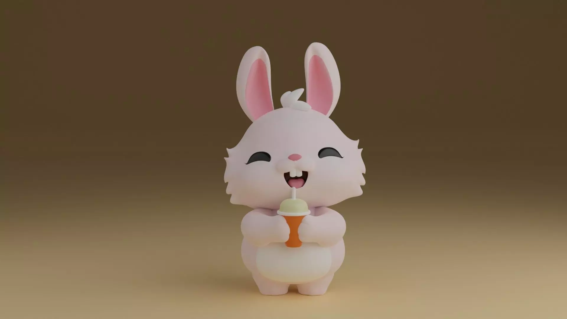 rabbit 3D print model_0