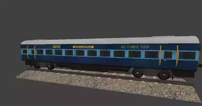 Indian 3rd AC Coach Model