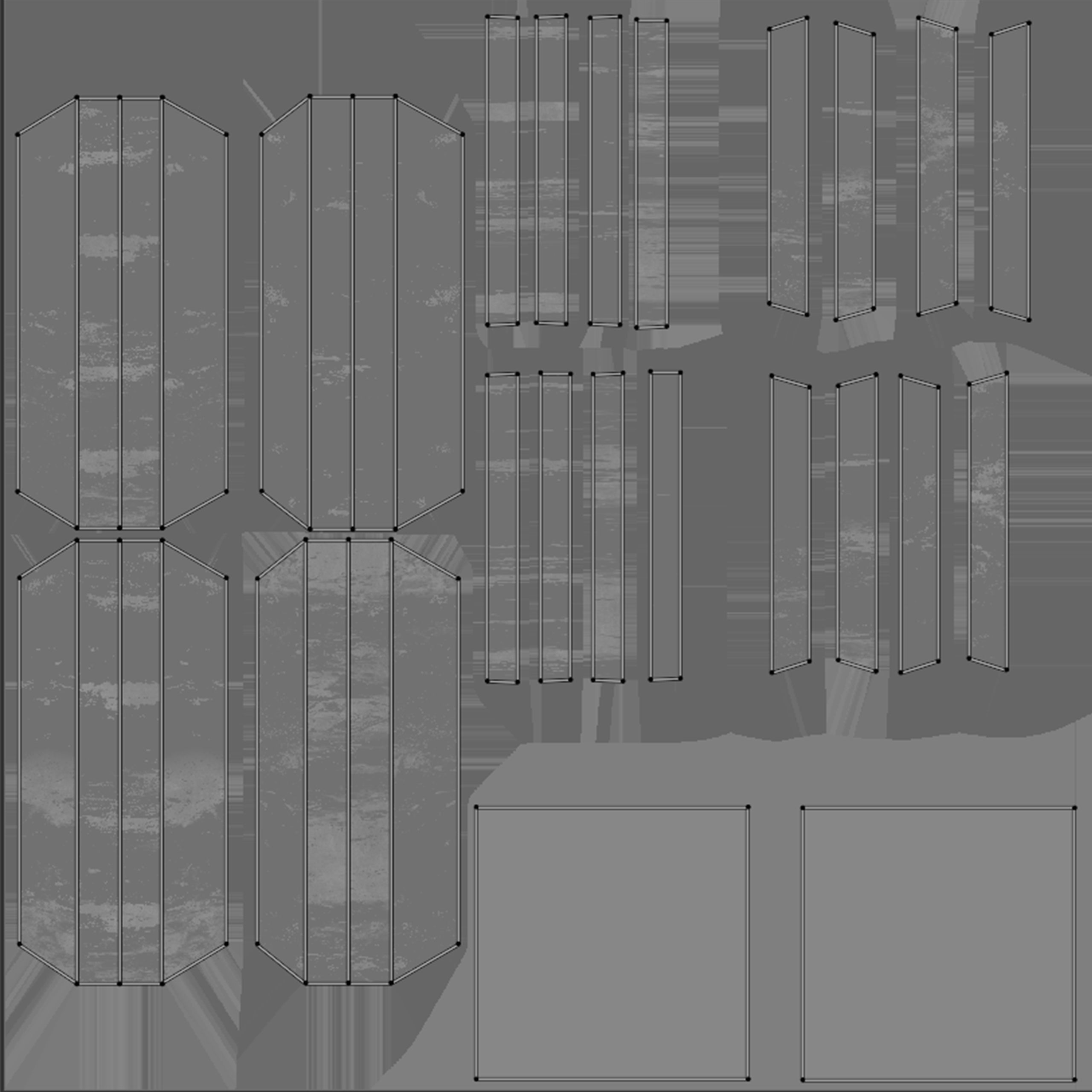 Broken Mirror Free 3D model_4