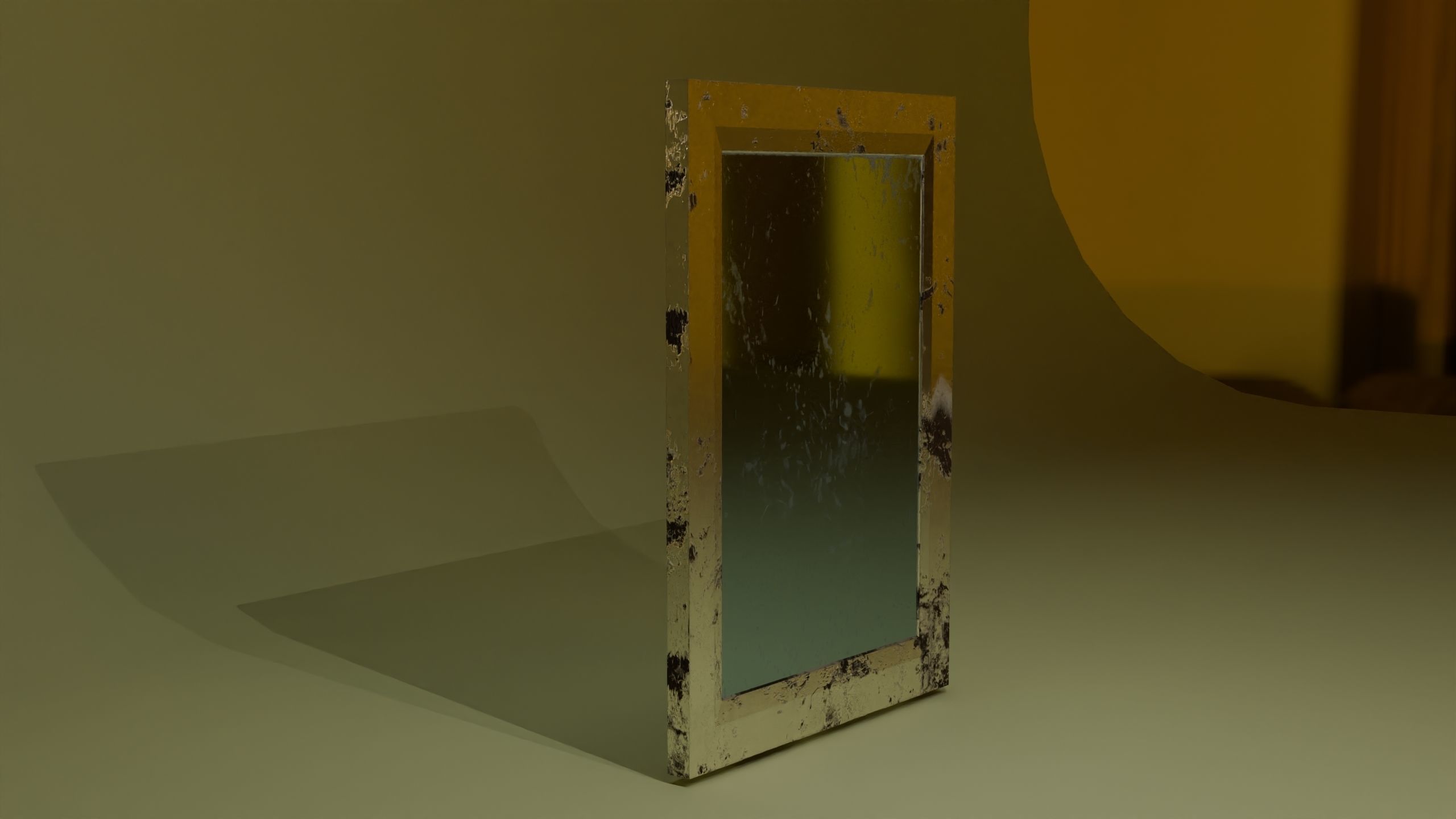Broken Mirror Free 3D model_1