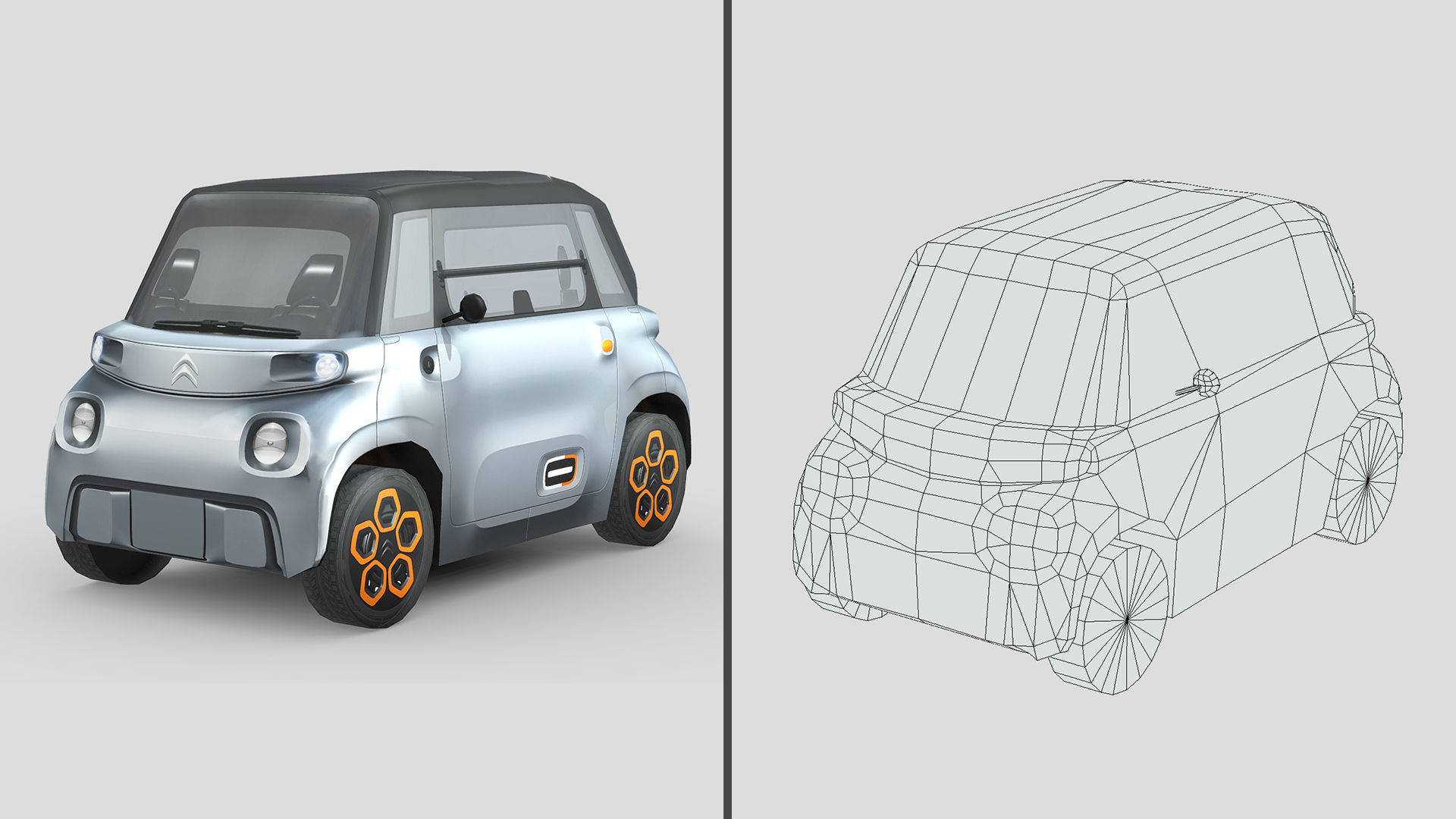 Low-Poly Car Pack 015 - Compact Commuters 3D Model Collection_3