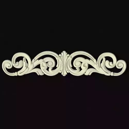 Central decor ornament for furniture