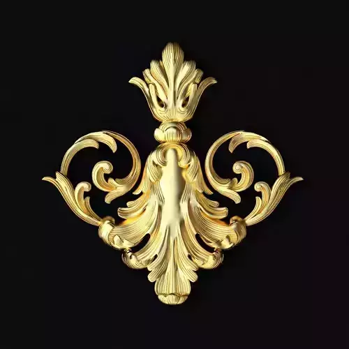 Central decor ornament for furniture