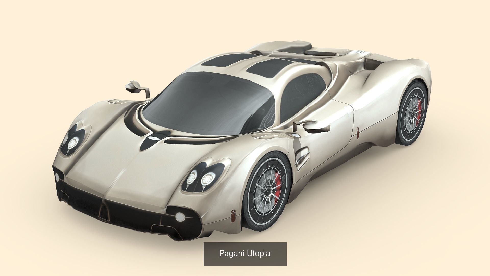 Low-Poly Car Pack 016 - Galactic Speedsters 3D Model Collection_11