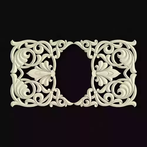 Central decor ornament for furniture