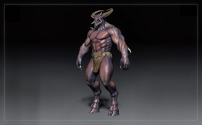 Monster Warrior Sol gan 3D Model 3D model
