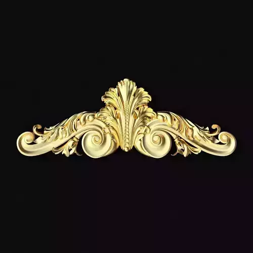 Central decor ornament for furniture