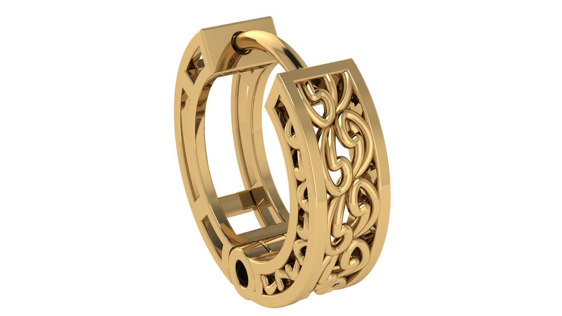 HUGGIES WITHOUT STONE IN LIGHT WEIGHT 3D print model_16